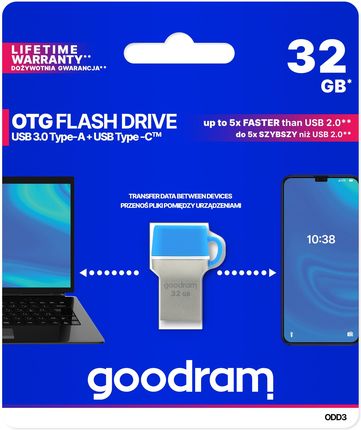 GOODRAM 32GB ODD3 BLUE USB 3.0 (ODD3-0320B0R11)