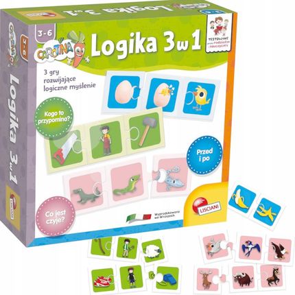 Liscianigiochi Karotka Logika 3w1 54985