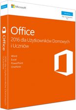 Microsoft Office 2016 dla Użytkowników Domowych i Uczniów BOX