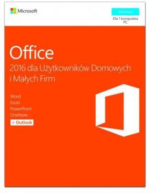 Microsoft Office Home&Business 2016 ENG Win 1PC Lic. Doż. (T5D02826)