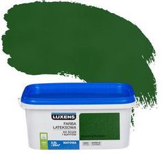 Farba Luxens Farba Lateksowa Do Ścian I Sufitów Zieleń Butelkowa 2,5 L - zdjęcie 1