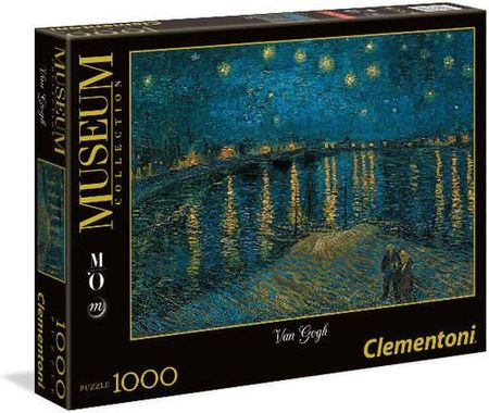 Clementoni 1000el. l Museum Van Gogh Notte stellata sul Rodano (39344)
