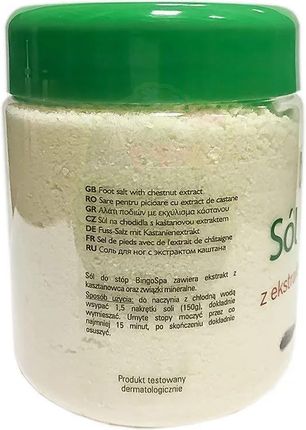 BINGOSPA Sól do Stóp z Kasztanowca 550g - zdjęcie 3