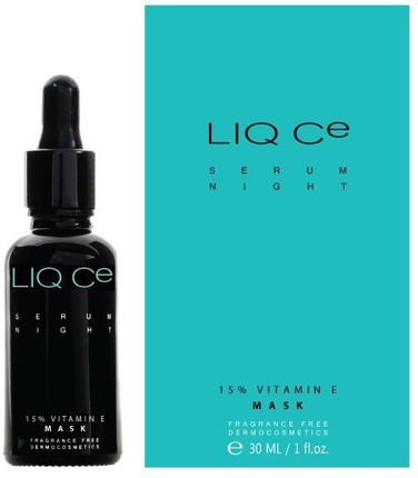 Liqpharm Liq Ce Serum Night 15% Vitamin E Mask Dwufazowe Serum Regenerująco Odżywcze Na Noc 30 ml