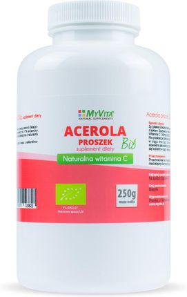 My Vita acerola sproszkowany sok Bio 250g