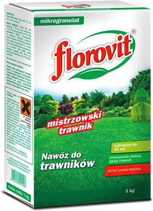 Florovit Nawóz Granulowany Do Trawników Z Mchem Karton 1 Kg,