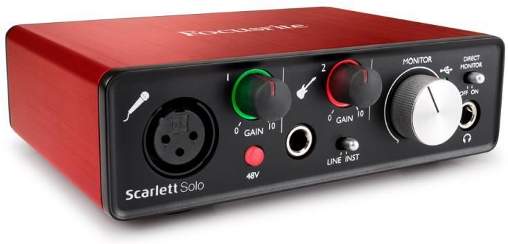 Звуковая карта focusrite scarlett solo 2nd gen