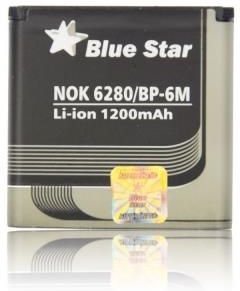 Blue Star Bateria Premium Bp-6M Do Nokia 6280 / 9300 / 6151 / N73 1200Mah (BP6M)