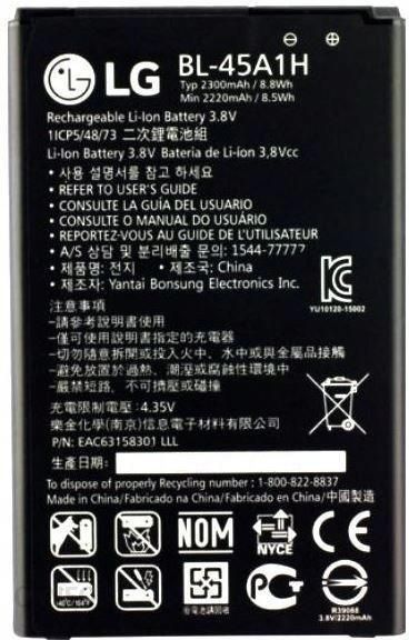 Lg Oryginalna Bateria Bl-45A1H Do K10 K420N K430 Q10 2300Mah (BL45A1H)