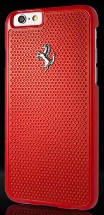 Ferrari Hardcase Perforated Aluminium Apple Iphone 6 / 6S Czerwony (FEPEHCP6RE)