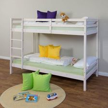 Zdjęcie Homestyle4U Łóżko Piętrowe 90x200 Białe Bez Szuflady Hsu_1431 - Małomice