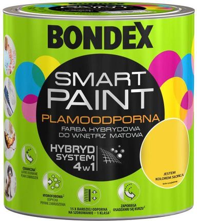 Bondex Smart Paint Plamoodporna Hybrydowa Jestem Kolorem Słońca 2,5L