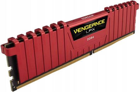 Corsair Vengeance LPX XMP 2.0 Red 8GB DDR4 (CMK8GX4M1A2400C16R)