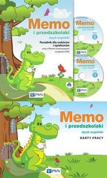 Pakiet Memo i przedszkolaki: Karty pracy, Poradnik dla rodziców i opiekunków wraz z filmami animowanymi na płytach DVD