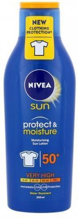 Nivea Sun Protect & Moisture Spf 50+ Mleczko Do Opalania 200Ml
