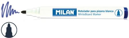 Markery Milan do tablic okrągłe czarne 12 sztuk