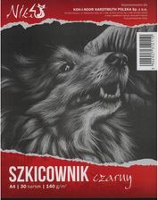 Zdjęcie Szkicownik czarny A4 30 kartek - Kruszwica