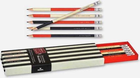 Ołówki z gumką Libri X Zestaw 6 rodzajów