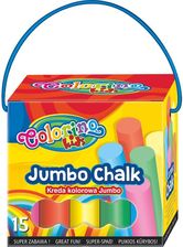 Zdjęcie Colorino kids Kreda kolorowa Jumbo w pudełku 15 sztuk - Oborniki