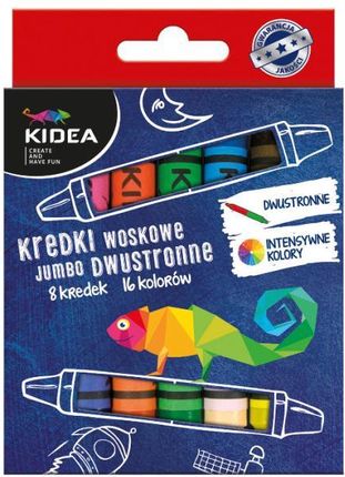 Derform Kredki woskowe dwustronne JUMBO (DERF.KWDJ8KA)