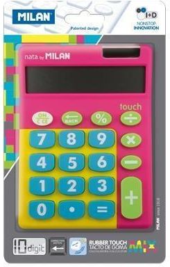 Kalkulator 10 poz. Touch Duo mix różowy MILAN
