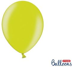 Zdjęcie Partydeco Balony Strong 27Cm Metallic Lime Green 50Szt. (Sb12M10250) - Milicz