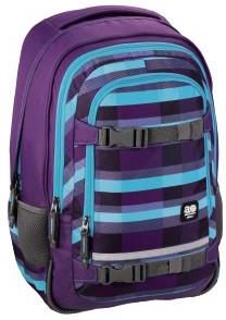 All Out Plecak Szkolny Selby Summer Check Purple (138310)