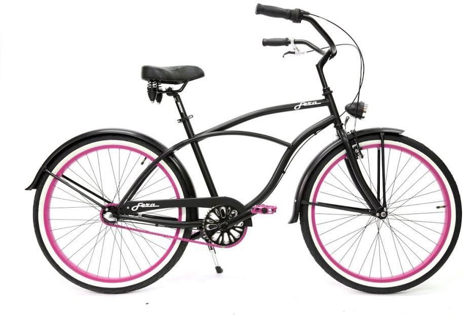 Rower Fera Bikes Czarny Różowy 2016 Rowery Miejskie Damskie Ceny i opinie Ceneo.pl