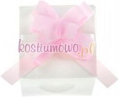 Kostiumowopl Wstążki ściągane Gładkie Jasnoróżowe 1cm 50szt A114i