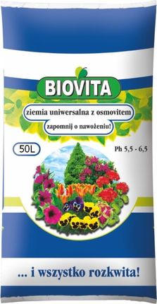 Biovita Ziemia Uniwersalna Do Kwiatów Z Osmovitem 50L 