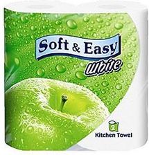 Полотенце Soft&Easy White бумажные 2шт м/у (5900579438448)