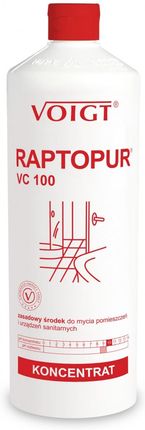 VOIGT RAPTOPUR VC 100 zasadowy środek w koncentracie do mycia pomieszczeń i urządzeń sanitarnych 1L