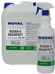 Royal Rosan-G Desinfect Preparat Antybakteryjny Do Mycia Dezynfekcji Powierzchni I Urz. Gastronomicznych 1L (Ro55G1)