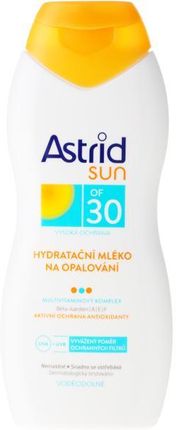 Astrid Sun Nawilżające Mleczko do Opalania Spf30 Waterproof Beta-Carotene Uva+Uvb 200ml
