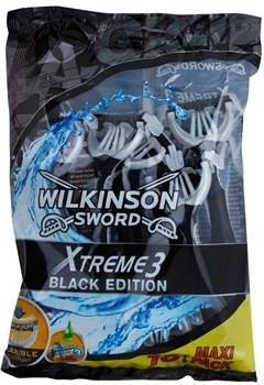 Wilkinson Sword Xtreme 3 Black Edition Jednorazowe Maszynki Do Golenia Aloe Vera 10 Szt