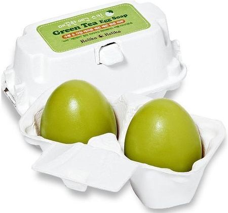 Holika Holika Smooth Egg Skin Mydło Przeciw Trądzikowi Green Tea Egg Soap 2 X 50g