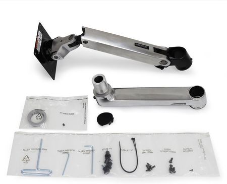 Ergotron LX Arm Extension and Collar Kit polerowane aluminium (97-940-026)