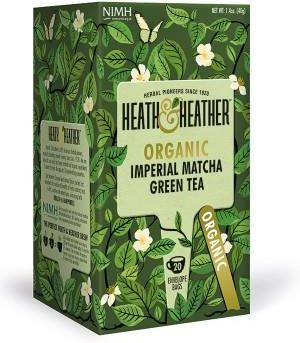 HEATH&HEATHER herbata zielona organiczna 20 x 2 g