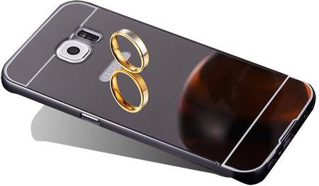 4Kom Bumper Plecki Mirror Do Galaxy S7 Edge Czarne Czarny (4017MGS7E1)