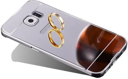 4Kom Bumper Plecki Mirror Do Galaxy S7 Edge Srebrny (4017MGS7E27)