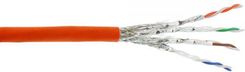 InLine Kabel instalacyjny S/FTP PiMF Cat.7a AWG23 1200MHz halogen Free Pomarańczowy 500m (70500I)