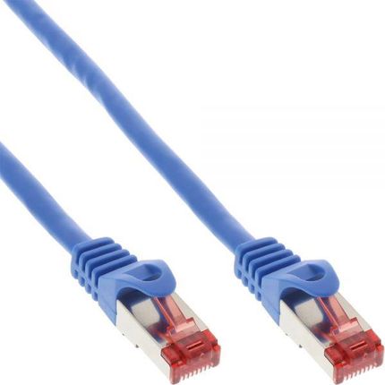 InLine Patchcord S/FTP PiMF Cat.6 250MHz PVC CCA niebieski 2m (76102B)