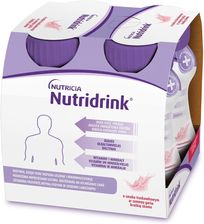 Nutridrink Standard preparat odżywczy smak truskawkowy 4x125 ml