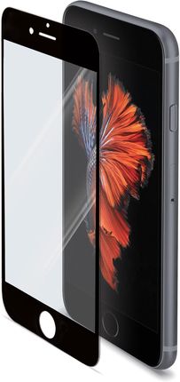 CELLY Szkło hartowane do iPhone 6+/6S+ Czarny GLASS701BK