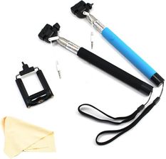 XREC Monopod Selfie Stick 23-110 cm Czarny - zdjęcie 1