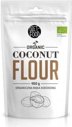 DIET-FOOD Organic Coconut Flour (organiczna mąka kokosowa) 450g