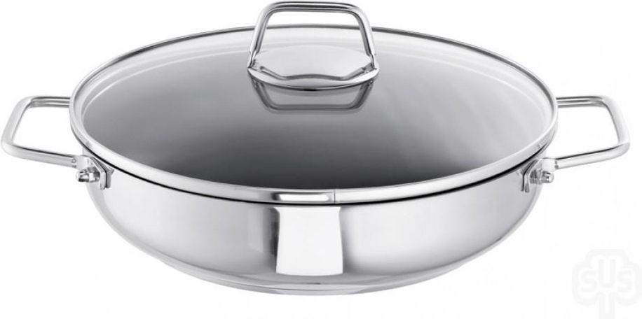 Schulte-Ufer Wega 62420 Inserti Per Cottura A Vapore In Acciaio Inox 18/10 – Adatto A Pentole Ø 16-18-20 Cm, Manici Termoisolanti, Lucidato