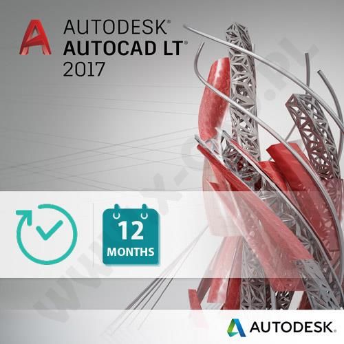 AUTODESK AUTOCAD LT 2017 ディスク Autodesk AutoCAD LT 2017 licencja roczna (057I1WW8695T548