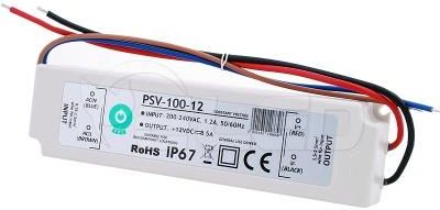 POS (Power Solution) Zasilacz Napięciowy Hermetyczny IP67 12V 8.5A 102W POS PSV-100-12