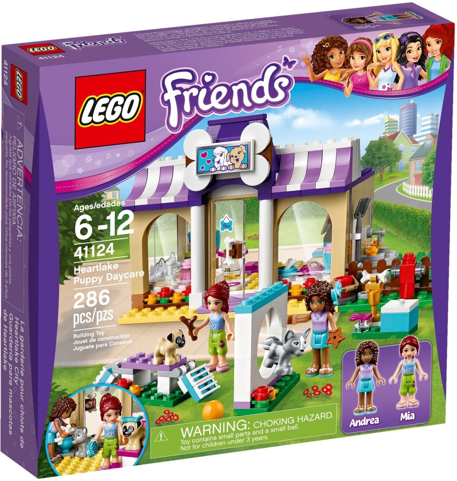 Klocki Lego Dla Dziewczynki 9 Lat Klocki Lego Friends Przedszkole dla szczeniąt W Heartlake 41124 - Ceny